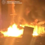Враг второй раз за ночь атаковал Запорожье: показаны последствия
