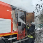 Российский дрон атаковал спасателей в Славянске. ФОТО