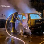 Враг обстрелял Запорожье и область: девять пожаров и пять раненых