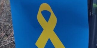 У Криму провели проукраїнську акцію в річницю невизнаного більшістю країн світу російського референдуму про його анексію