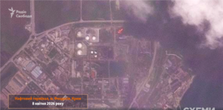 Від початку повномасштабної війни РФ проти України на нафтобазі у Феодосії знищено та пошкоджено 79% резервуарів – аналітики