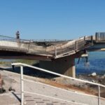 Супутникові знімки підтвердили пошкодження мосту на Арабатську стрілку на шляху до окупованого Криму