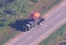 Український офіцер заявив про атаку на російську військову колону в Армянську