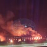 У Криму повідомляють про пожежі на складі Wildberries у Сімферополі та електропідстанції в Кіровському районі внаслідок атаки дронів