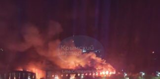 У Криму повідомляють про пожежі на складі Wildberries у Сімферополі та електропідстанції в Кіровському районі внаслідок атаки дронів
